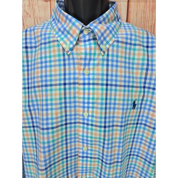 Ralph Lauren Mens XL Multicolor Plaid Button-Down Shirt XL - Picture 3 of 7